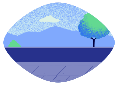 ilustracion de un paisaje