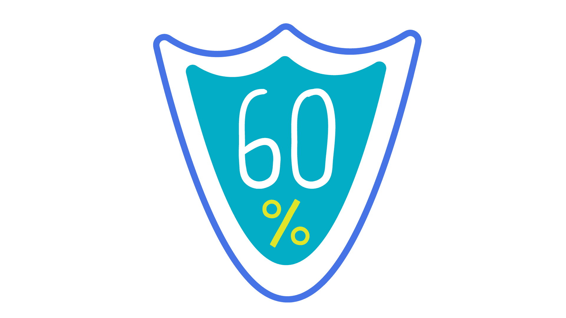 ilustración de descuento Isapre 60%